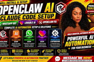 install openclaw ai, claude code setup, whatsapp bot, lovable ai, openclaw fix
