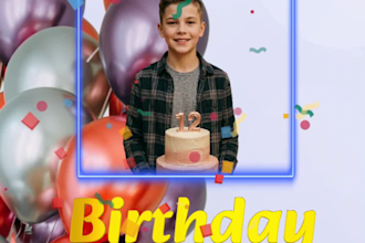create HD video invitations for birthdays and baby showers