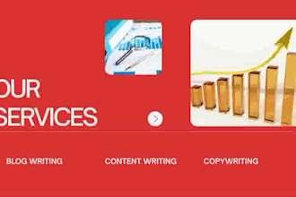 write blog posts and content