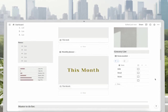 notion template with ai integration notion aesthetic notion workspace