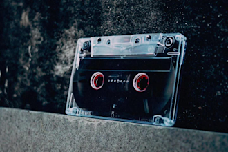 make a lyric video vintage,synthwave,synthpop,retro style
