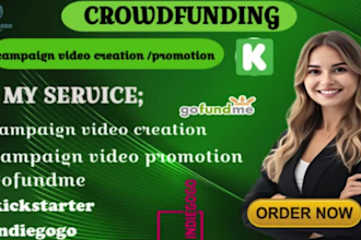 create crowdfunding video for kickstarter indiegogo gofundme campaign
