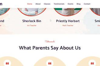 build a modern school, college, or university website