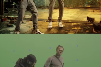 edit your greenscreen into your imagination