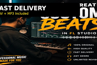 produce a custom beat in fl studio