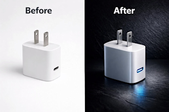 professional mobile accessories and tech product photography
