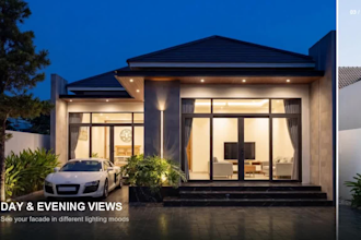 design garden home and vacation home exteriors with 3d renders
