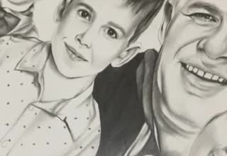 create a hand drawn portrait from your photo