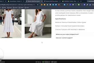 do shopify product listing and expert product upload