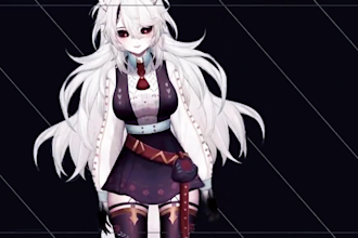 design and rig a custom live2d vtuber model for streaming