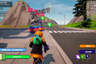 create uefn fortnite mini game map, 1v1, parkour, zone wars and tycoon map