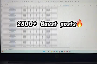 do finance guest post on high authority sites with real traffic dofollow links