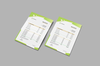 design professional invoice templates for your business
