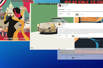 design a retro vintage poster or flyer, handmade, no ai
