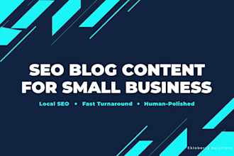 write SEO blog posts and articles using ai for your business