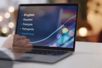 translate english to spanish, french or portuguese professionally