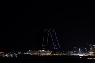 do 3d drone light show animation, 3d vfx animation, 3d drone show for products