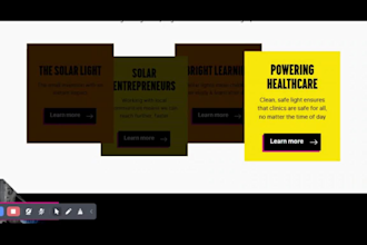create edit crowdfunding website on webflow wordpress wix shopify squarespace
