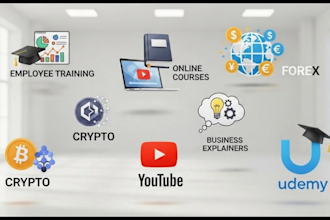 animated explainer elearning course video creation udemy training video editing