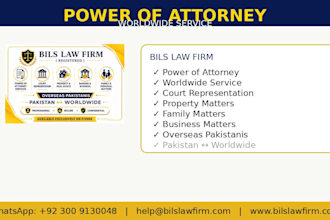 draft power of attorney