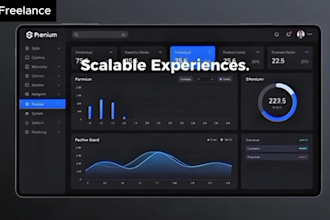 build a modern dashboard UI for your app or landing page
