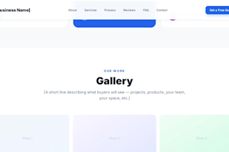 build a professional website for your small business