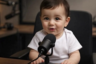 do a viral ai baby podcast video for tiktok using veo3 sora2 kling ai heygen