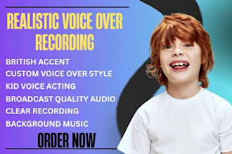 record kid voiceover for child voiceover for commercial cartoon characters voice