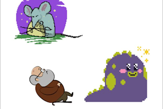 animate your illustration into a simple looping GIF