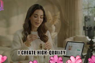 create high quality ugc videos app discovery ads for your skincare brand product