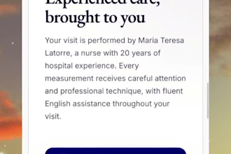 build a landing page for your clinic