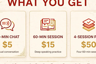 be your mandarin chinese speaking partner for conversation practice