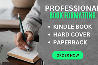 do ingramspark book formatter, typesetter and paperback cover design