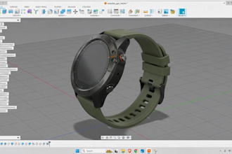wearable tech cad, gps device enclosure, outdoor electronics cad modeling
