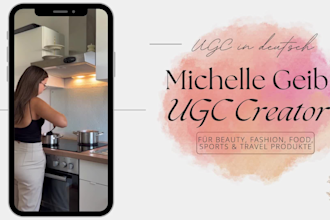 create professional and convincing ugc videos in german