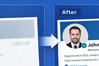 create professional ats resume and modern CV