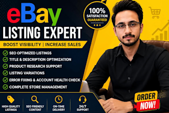 do ebay listing, ebay lister, ebay SEO, ebay product listing