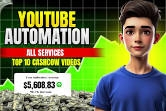 be your faceless editor for faceless youtube automation channel