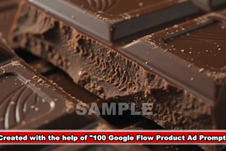 provide 100 google flow ai video ads prompts for cinematic product commercials