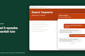 add a bilingual english spanish ai chatbot to your business website