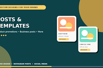design canva instagram posts, social media graphics