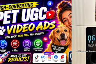 make ugc videos pet ugc dog cat for your pet brand using ai