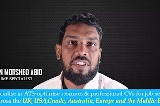 rewrite ats resume, linkedin and cover letter