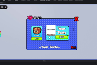 studs shop UI roblox