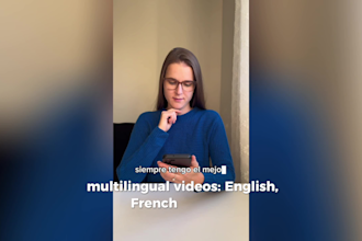create travel ugc video in english, french or german