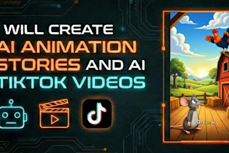 create viral ai animation stories and ai tiktok videos for you