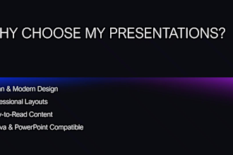 design professional canva and powerpoint presentations