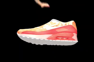 make shoe, sneakers, footwear 3d model and photorealistic rendering for you