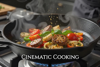 create cooking, recipe, food videos and ai cooking content