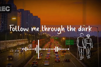create an animated lyric video for your song